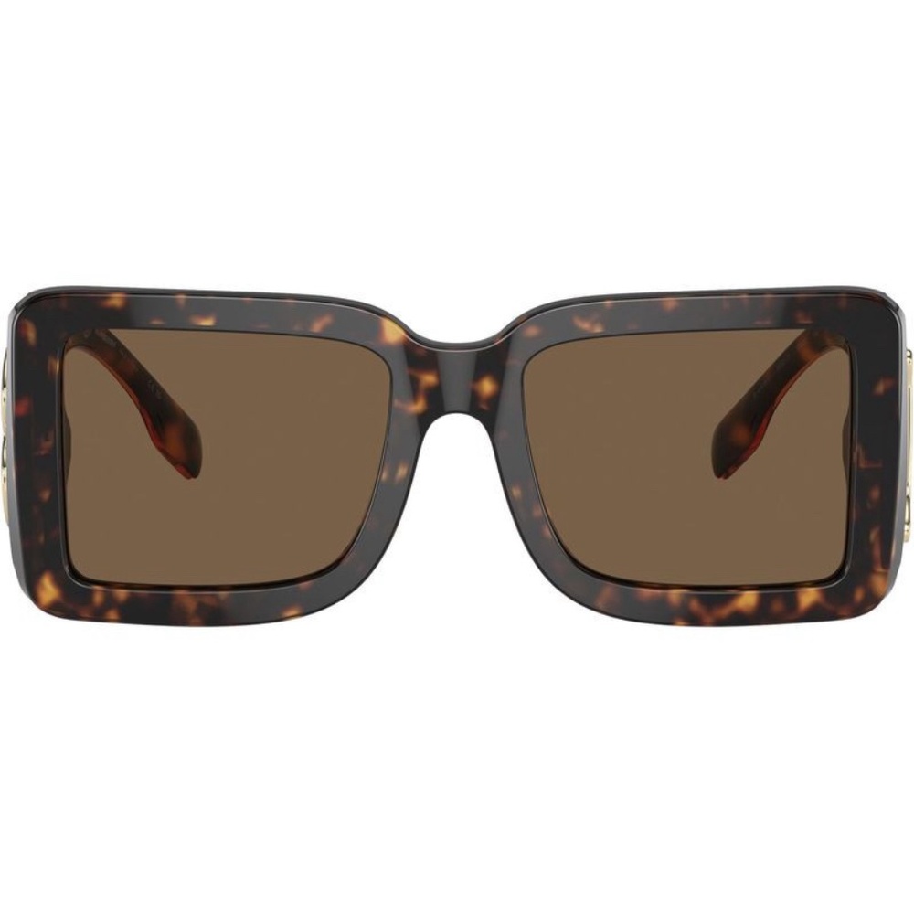 New! Burberry BE4406U 300273 Havana Oversized Sunglasses, Authentic - Picture 9 of 10